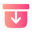 Archive Down Down Box Icon