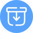 Archive Down Down Box Icon