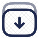 Archive Down Minimlistic  Icon