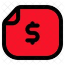 Archive File Money Icon