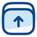 Archive Up Minimlistic Up Box Icon
