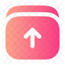 Archive Up Minimlistic Up Box Icon