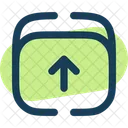 Archive Up Minimlistic Up Box Icon