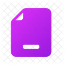 Archivo Digital Interfaz Icono