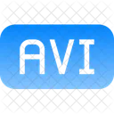 Archivo Avi Datos Icon