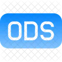 Archivo Ods Datos Icon