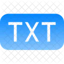 Archivo Txt Datos Icon