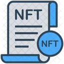 No Fungible Token Nft Icono