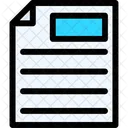 Archivo Digital Documento Icono