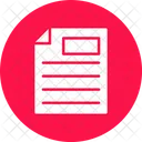 Archivo Digital Documento Icono