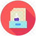 Carpeta De Archivo Almacenamiento Datos Icono