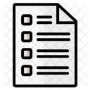 Papel Documento Texto Icon