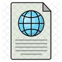 Archivo Marketing Documento Icono