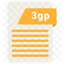 Archivo 3gp  Icono