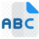 Archivo abc  Icono