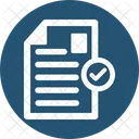Archivo aceptado  Icono