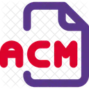 Archivo acm  Icono