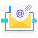 Adjunto de correo electrónico  Icono