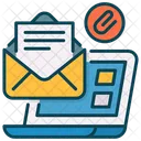 Adjunto de correo electrónico  Icono