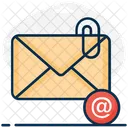 Adjunto de correo electrónico  Icono