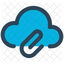 Archivo adjunto en la nube  Icono