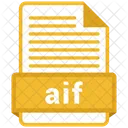 Aif Archivo Formatos Icono