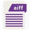 Archivo aiff  Icono