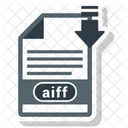 Aiff Archivo Formato Icono