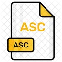 Archivo asc  Icono