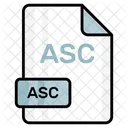 Archivo asc  Icono