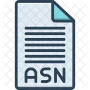 Archivo asn  Icono