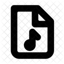 Archivo De Audio X Icono
