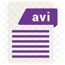 Archivo avi  Icono