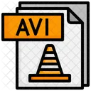 Archivo avi  Icono