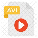 Archivo avi  Icono