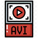 Archivo avi  Icono