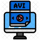 Archivo avi  Icono