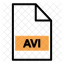 Archivo avi  Icono