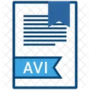 Archivo avi  Icono