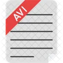 Archivo avi  Icono