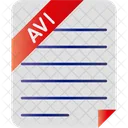 Archivo avi  Icono