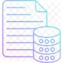 Archivo De Base De Datos Icono