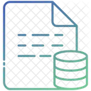 Archivo de base de datos  Icono