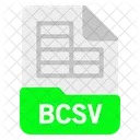 Archivo bcsv  Icono