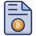 Archivo bitcoin  Icono