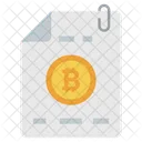 Archivo bitcoin  Icono