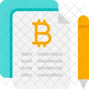 Archivo bitcoin  Icono