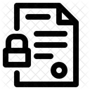 Archivo Bloqueado Seguridad Bloqueo Icono