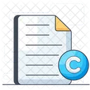 Archivo C Documento Papel Icono