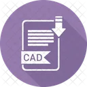 Cad Extension Documento Icono